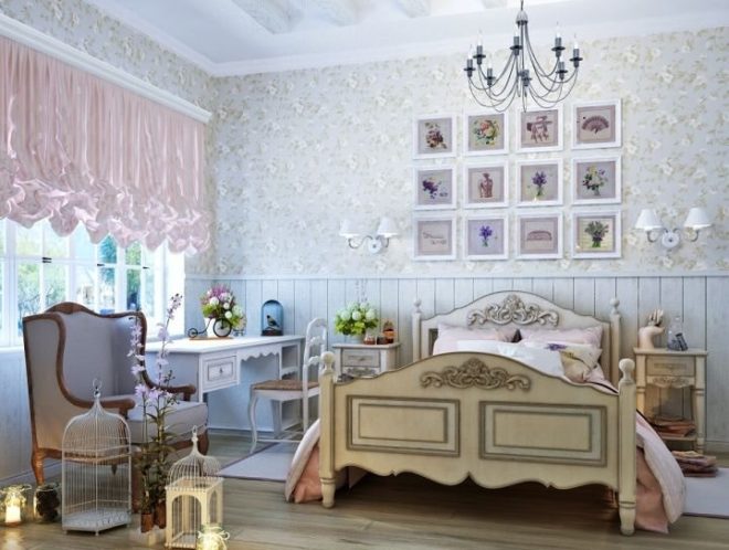 Provence Style Bedroom Design Ideas and 50+ Photos of the best interiors