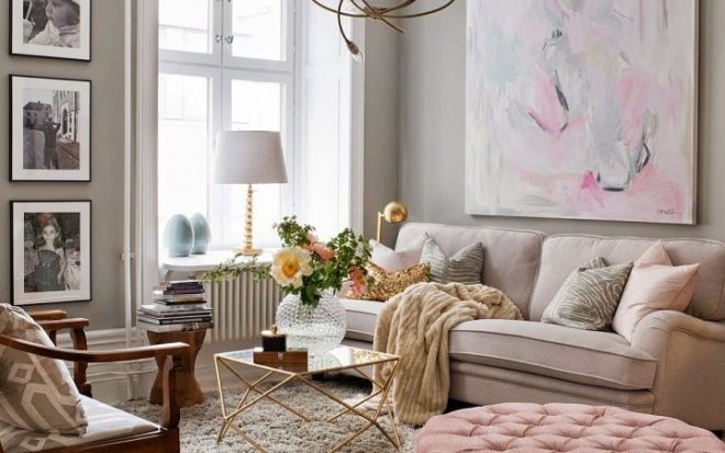 Powdery Color in Interior Design