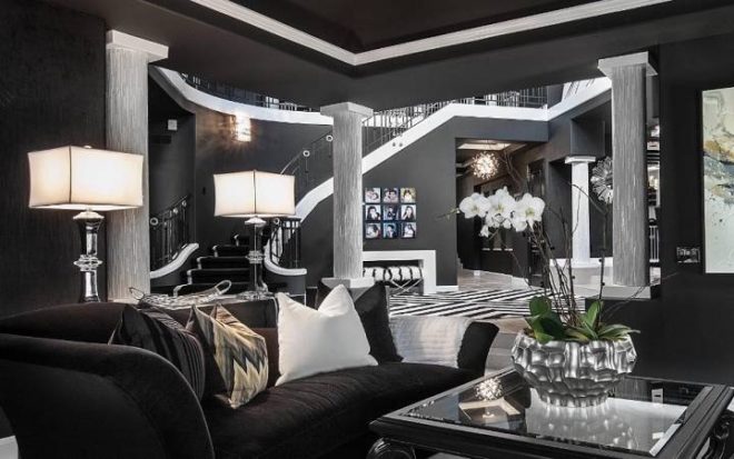 300 Black Living Room Interior Design Ideas