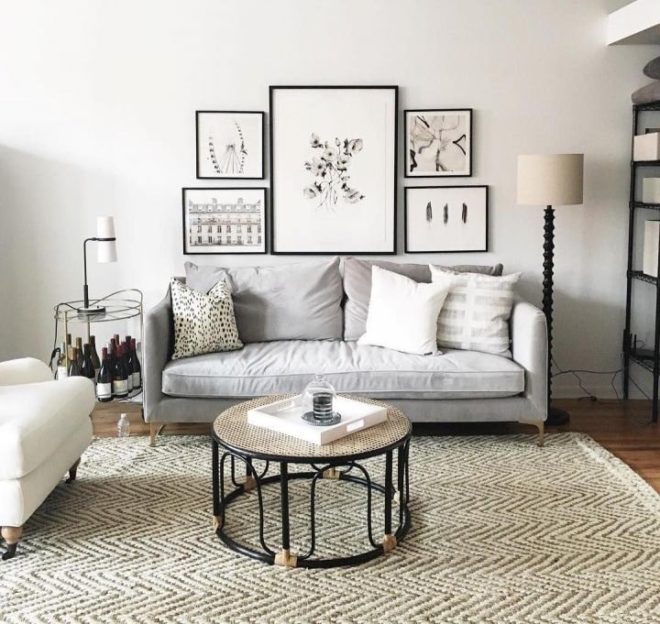 300 Gray Living Room Interior Design Ideas