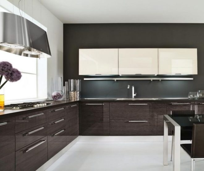 300 White and Brown Kitchen Design Ideas